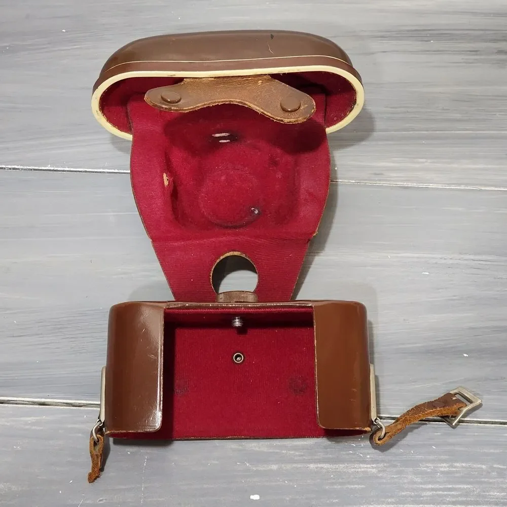 Vintage Leather Camera Case for‎ Zeiss Ikon AG Camera 20 7510 Made in Germany